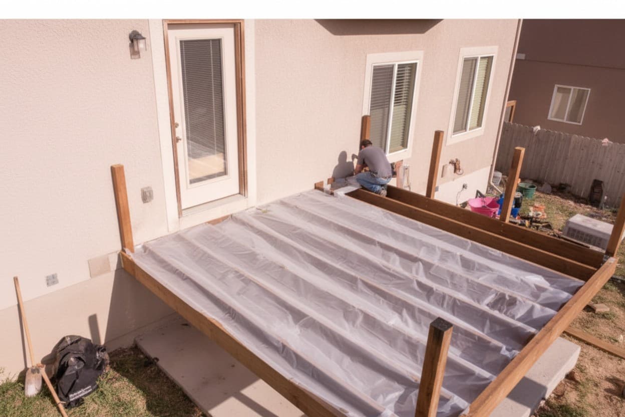 Deck construction detail